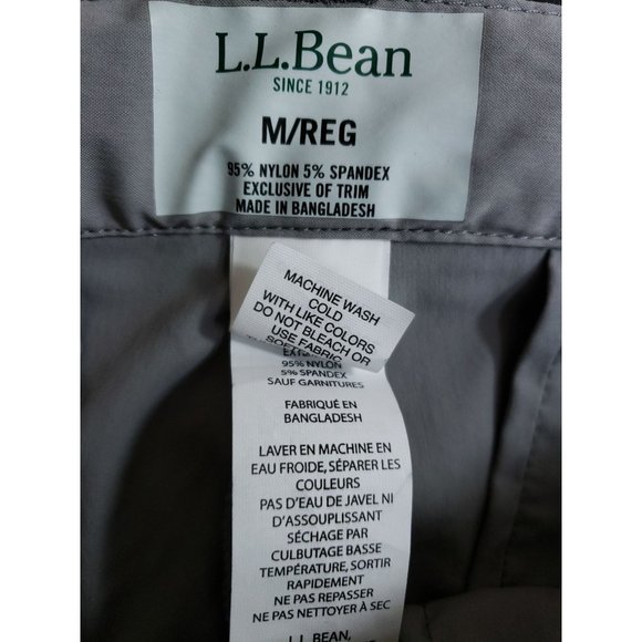 L. L. Bean Lightweight Pants Men's Size Medium Regular Gray - Picture 7 of 9